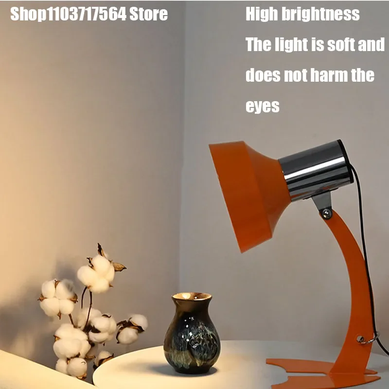 

Cross-border creative Nordic modern nightstand bar Bedroom USB charging touch wrought iron I-type table lamp nightlight atmosphe