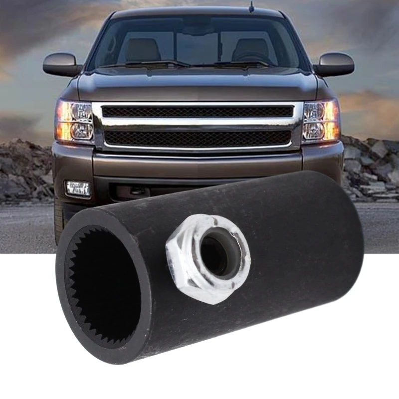 

3/4"-36 Spline to 3/4" Round Smooth Steering Shaft Coupler Non Flexible Standard for Car Motorcycles Boats