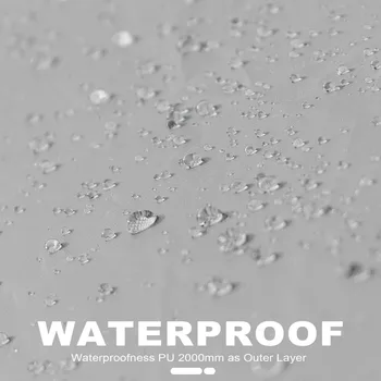 8 Person Tent for Camping, Waterproof Windproof Family Tent with Rainfly, Divided Curtain Design for Privacy Space 5