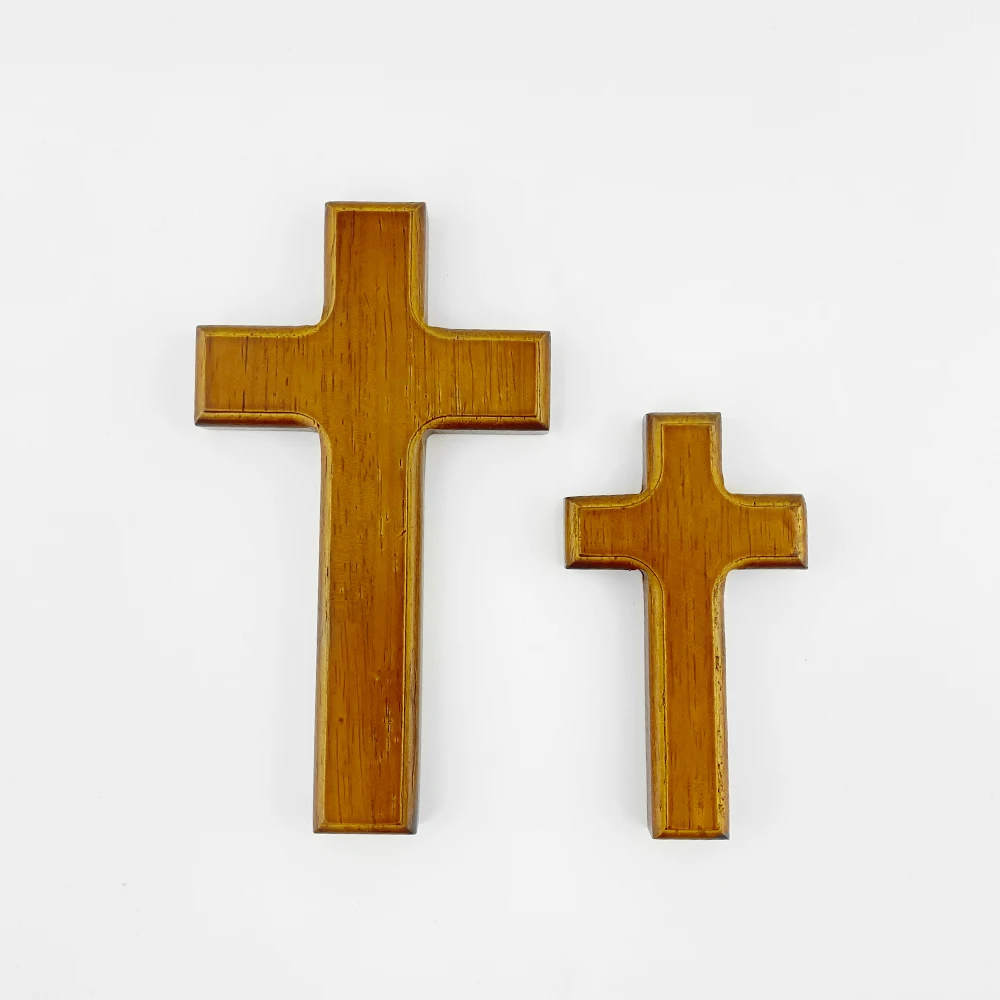 MagiDeal Croix Murale Religieuse En Acrylique 2D - Décoration Florale 20 X 30 Cm - Pour Baptême, Mariage, Décoration Intérieure
