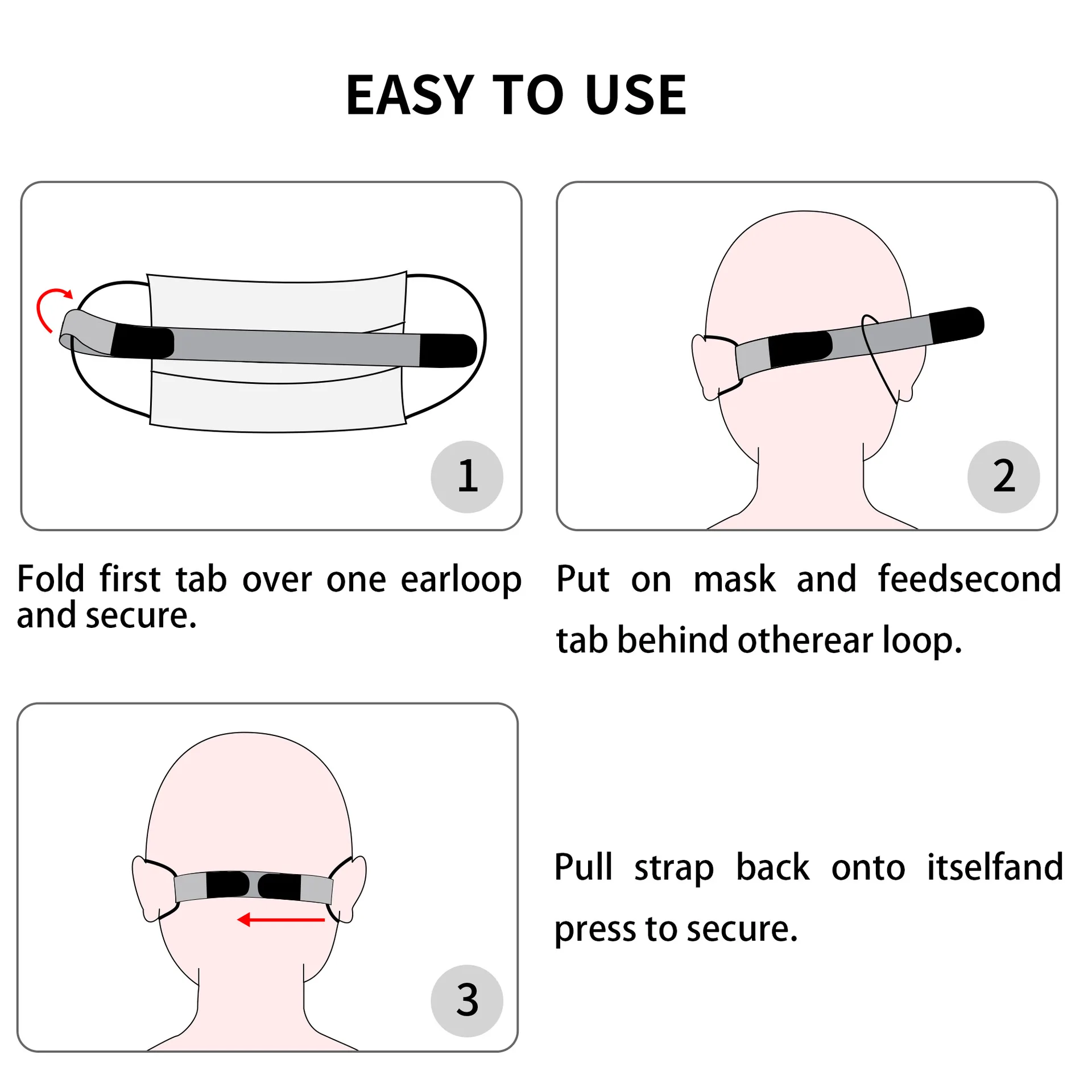 Soft Mask Holder Lanyard Adjustable Anti-slip Mask Strap Extend Protector Hook for woman Children Adult  Mask Accessories