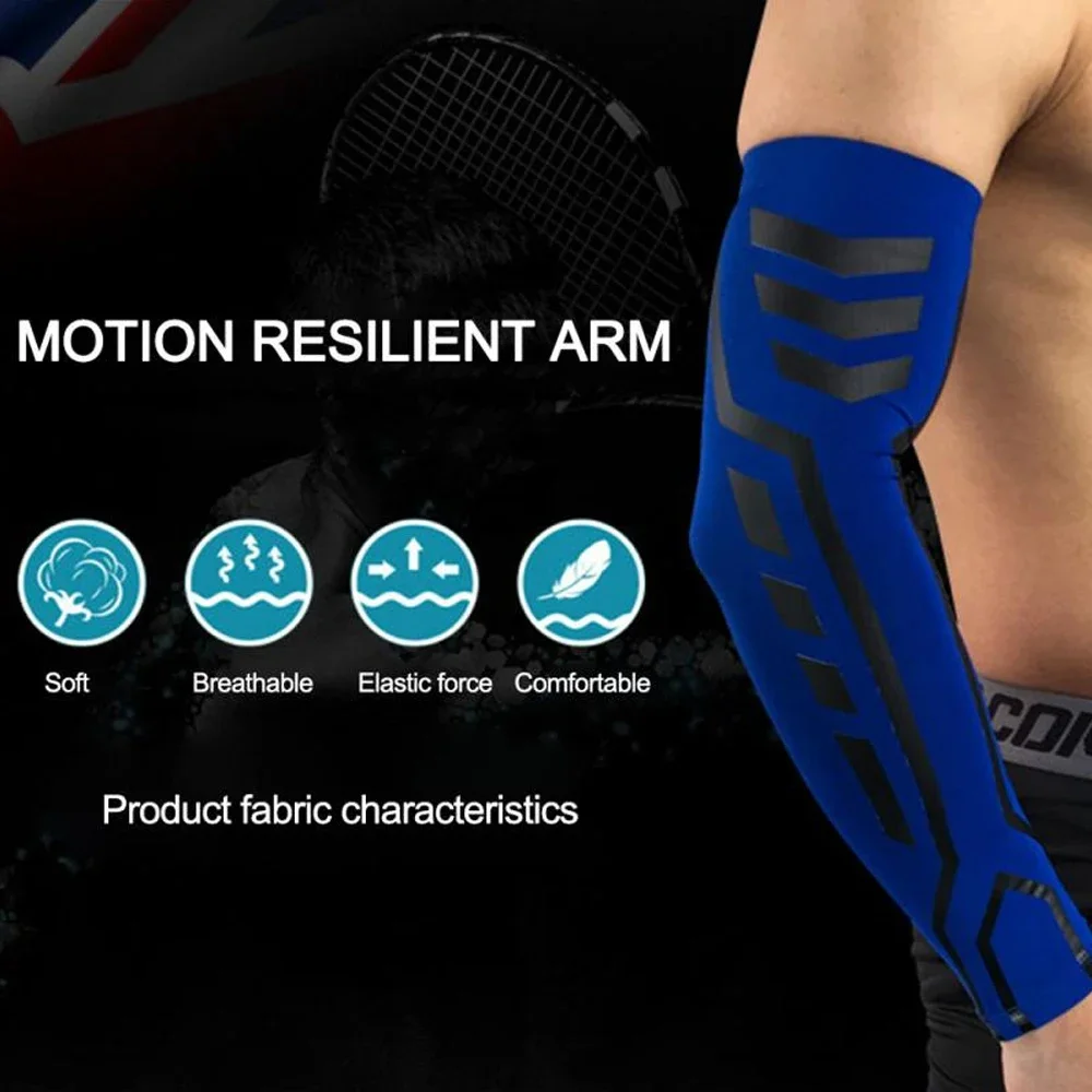 Sports Compression Arm Sleeves Moisture Wicking Great Arm Warmers for Running Cycling Athletic or General for Women Men cooling arm sleeves arm sleeves 1Pcs