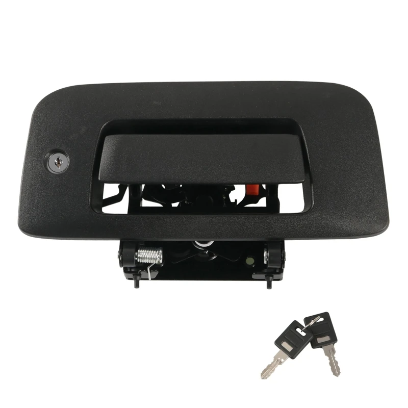 

Car Rear Outer Exterior Door Open Handle Outside Door Knob Black Compatible with Chevrolet GMC 2007-2014