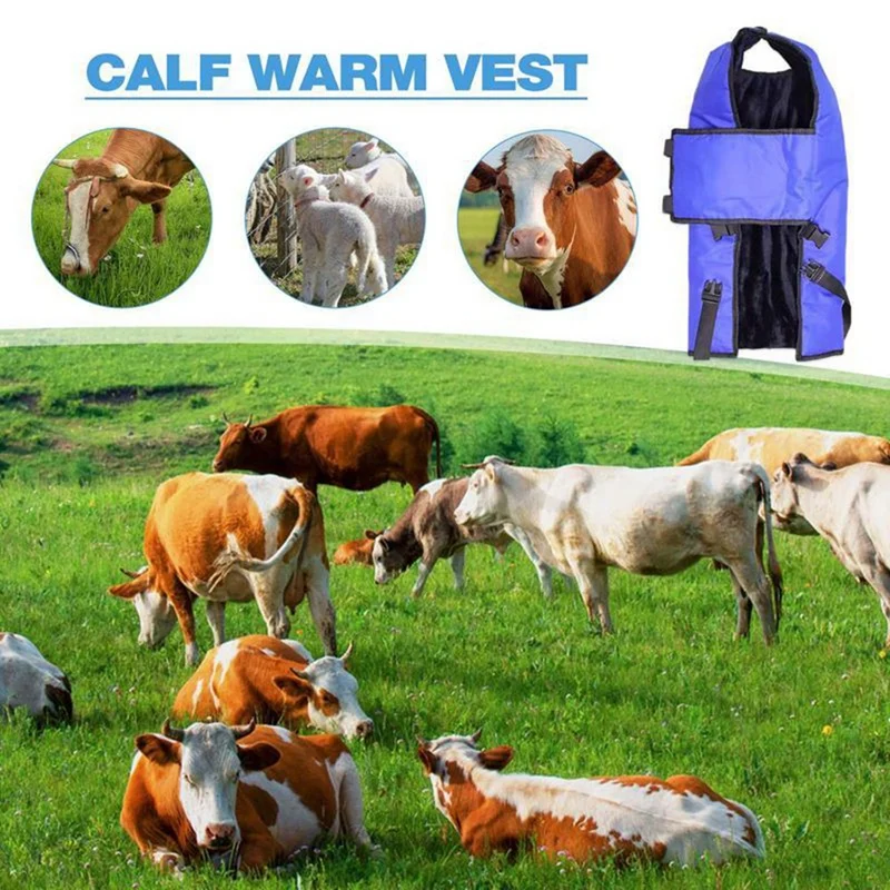 ABYN-Waterproof Livestock Protection Blanket Soft Windproof Calf Warm Jacket Thickened Calf Protection Jacket