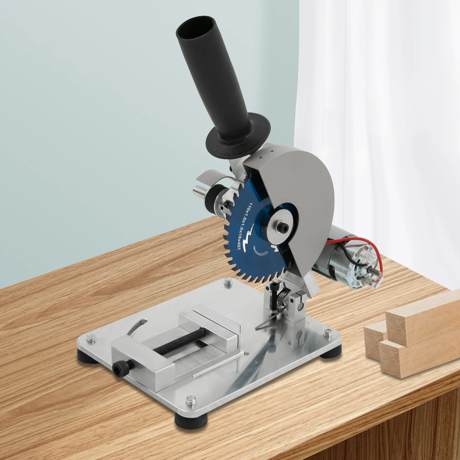 Compact 4 Inch Tabletop Saw with Dual Blades