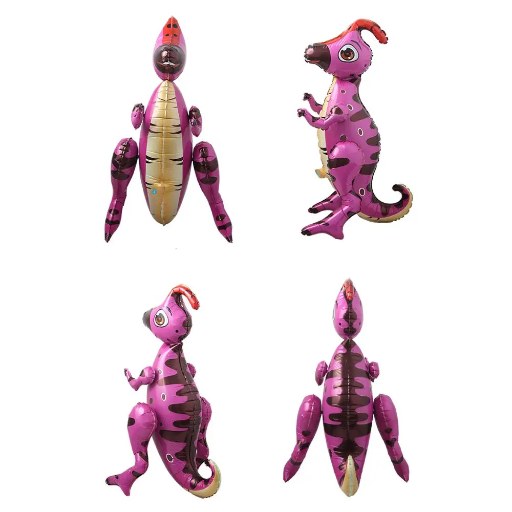 3D Selbststehende Dinosaurier Tyrannosaurus Tierballons für Geburtstagsfeier Babyparty Dekorationsset Aufblasbare Partyzubehör – Detail 8