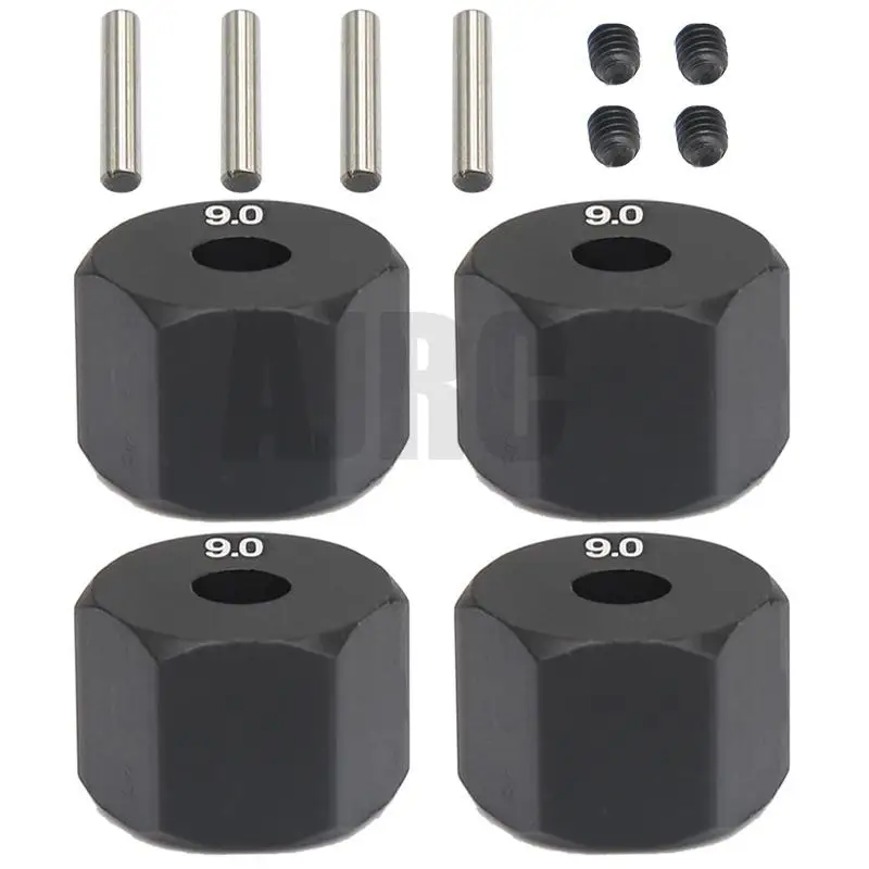 Hдрк 4 шт. 12 мм шестигранное колесо, ступица шестерни, толщина 8/9/10 мм для 1/10 Rc Crawler Axial Scx10 Ii 90046/47 Rc автомобильные детали Hдрк 4 шт. 12 мм шестигранное колесо, ступица шестерни, толщина 8/9/10 мм для 1/10 Rc Crawler Axial Scx10 Ii 90046/47 Rc автомобильные детали