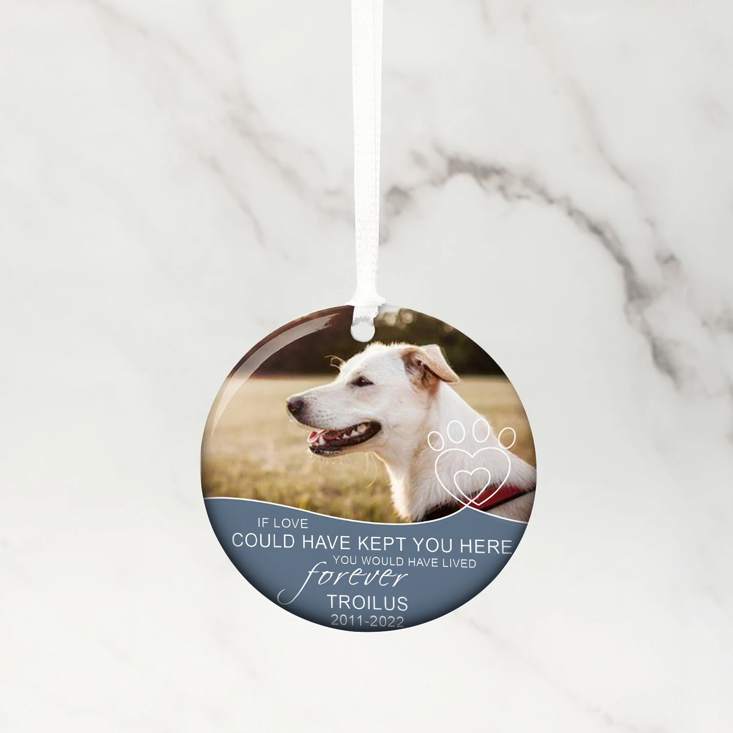 Custom Pet Memorial Car Ornament 2 | Custom Pet Memorial Car Ornament 1