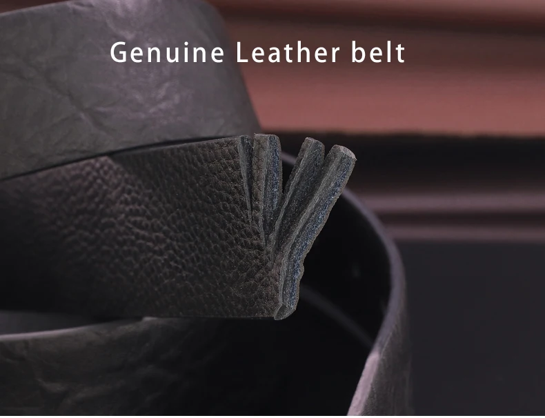 High Quality Classic pin buckle genuine leather belt men luxury brand Formal designer full grain leather cintos masculinos B559
