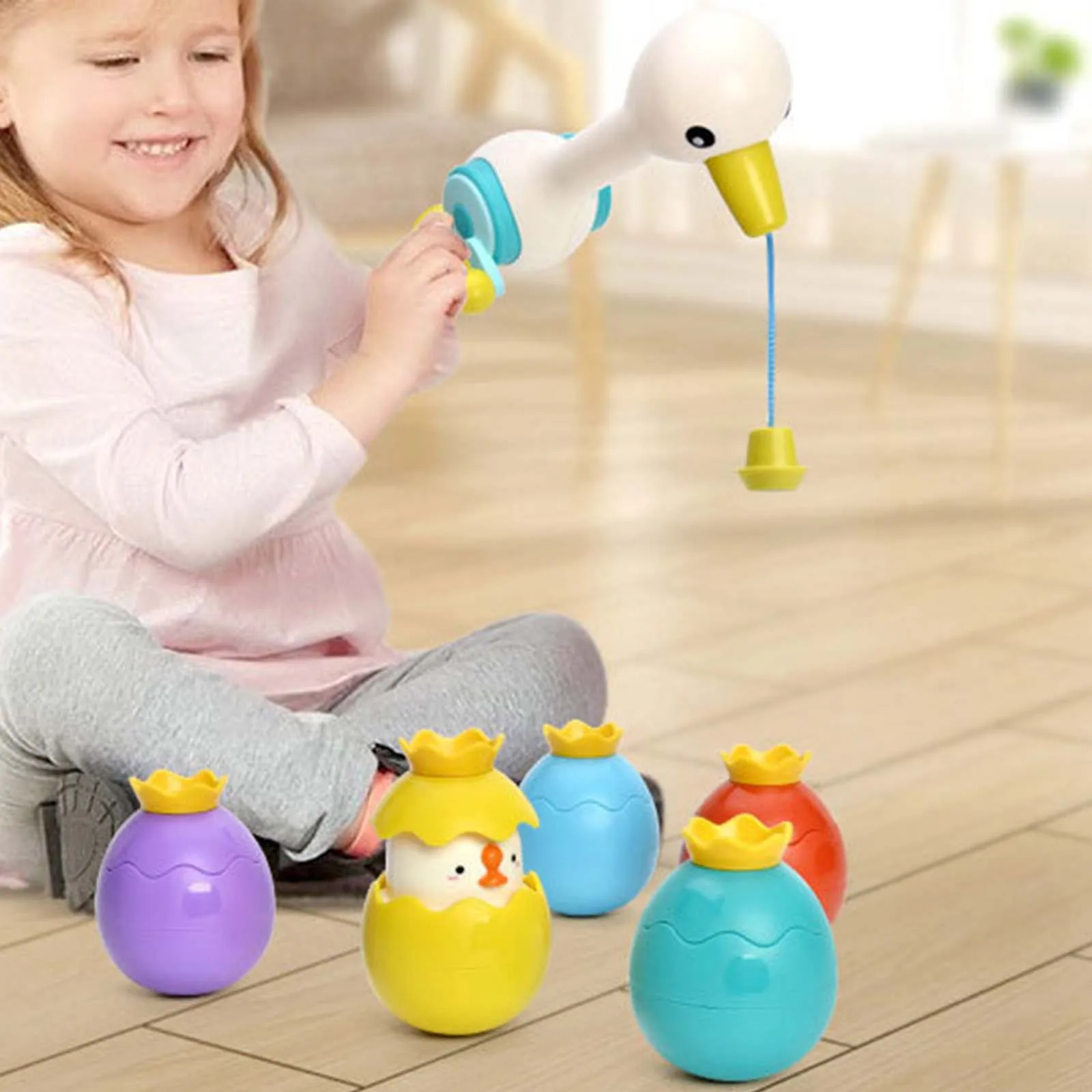 

6x Magnet Baby Bath Fishing Toys Floating Wind Up Swimming Pool Games Bath Pool Toys Set for Toddlers Infants Boys Girls Age 2~5