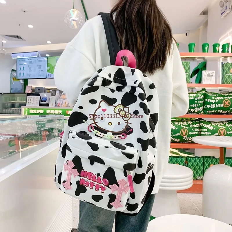 

Рюкзак Hello Kitty, школьный рюкзак Hello Kitty, легкий Вместительный рюкзак, женский простой рюкзак, сумки для подарка на день рождения