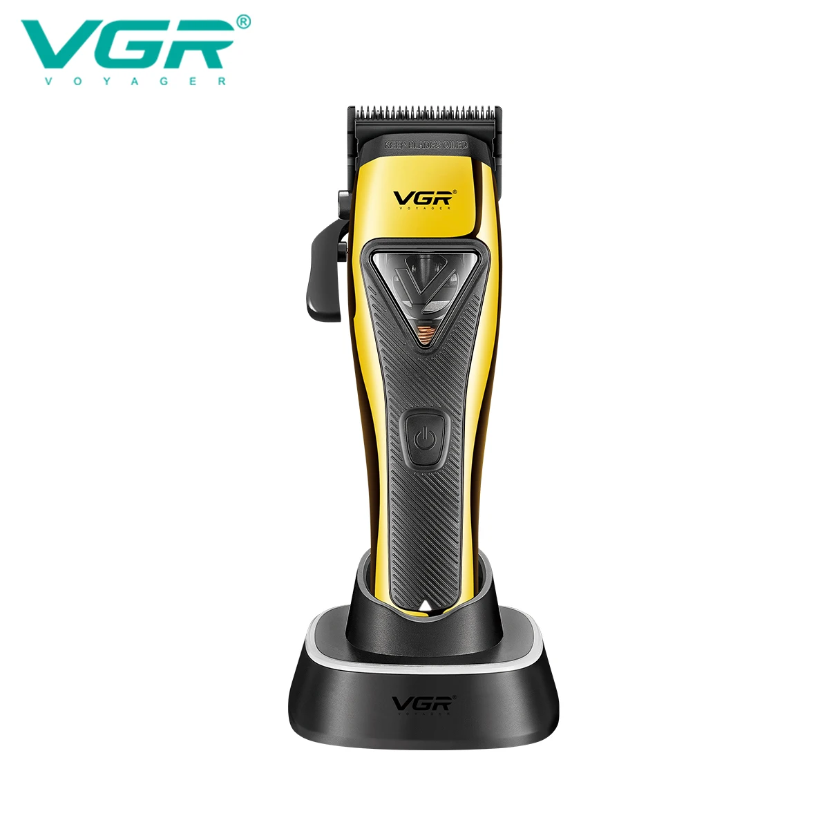 VGR Hair Clipper Professional Hair Trimmer Electric Hair Cutting Machine Vector Motor Haircut 9000 RPM Clipper for Men V-015 5
