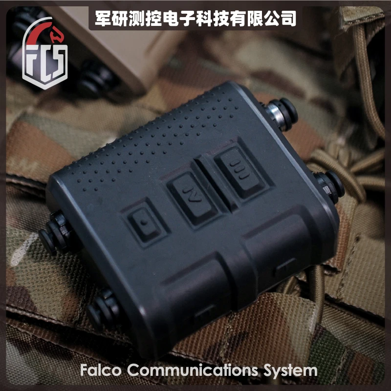FCS-TACTICAL V60 PTT radio communication device for AMP Headset and PRC148 152 Radios