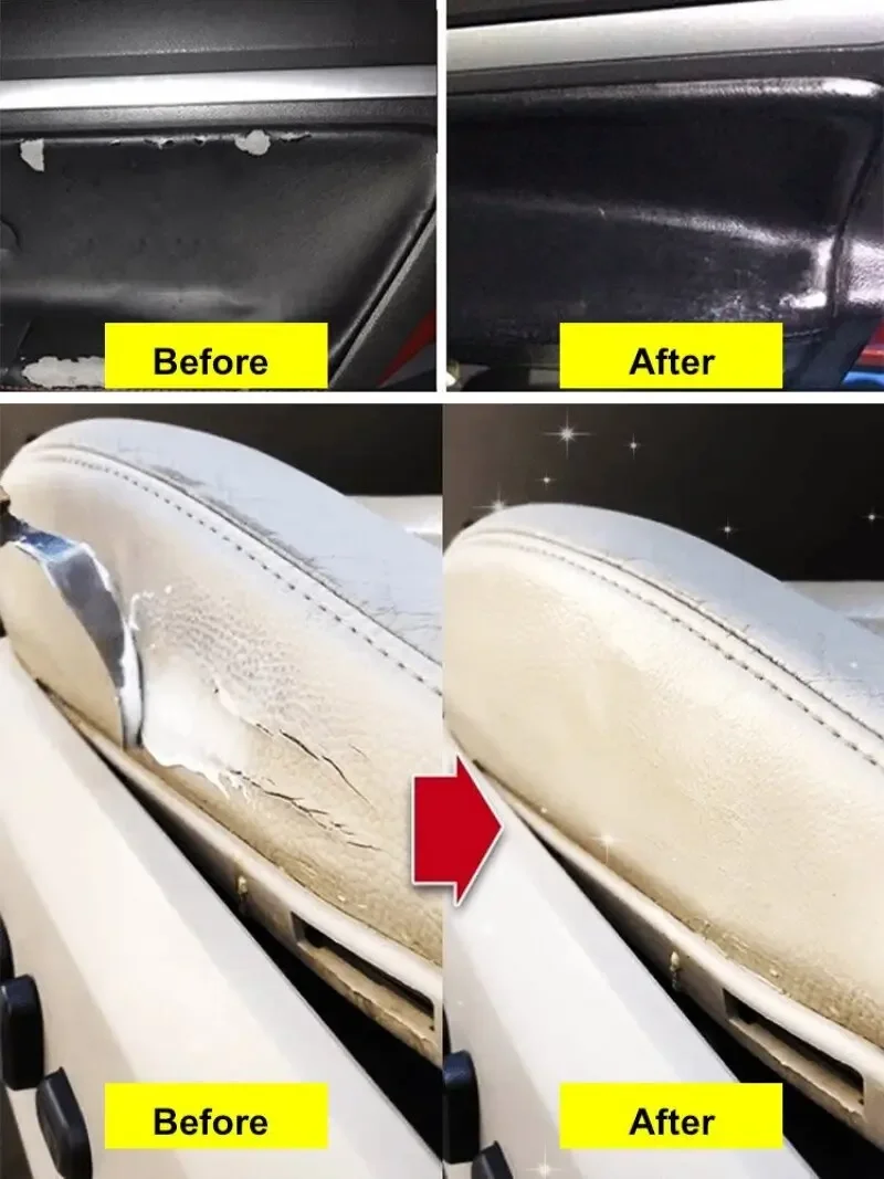 Leather Repair Cream Leather Scratches and Cracks Repair Car Seat Cream Refurbish Tool Shoe leather repair cream