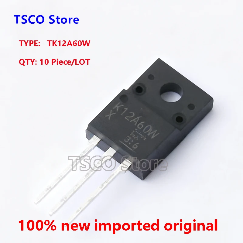 (10piece/LOT) K12A60W TK12A60W New Original TO-220F - AliExpress 502