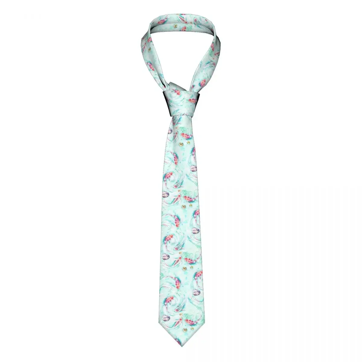 

Casual Arrowhead Skinny Japan Carp Koi Fish Pond Necktie Slim Tie For Men Man Accessories Simplicity For Party Formal Tie