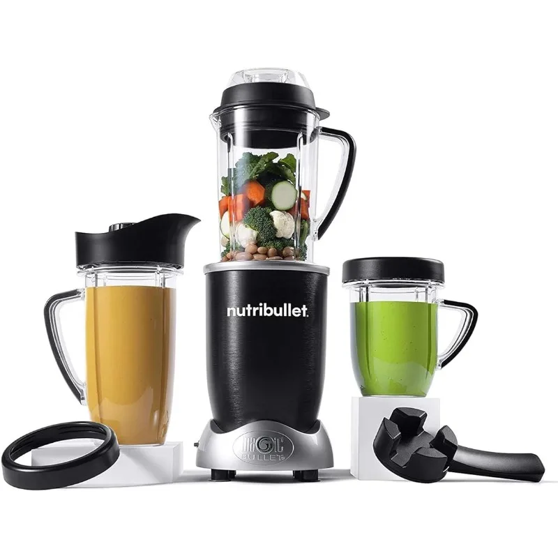 

Magic Bullet Nutribullet RX Blender Smart Technology with Auto Start and Stop Recipe Book Included