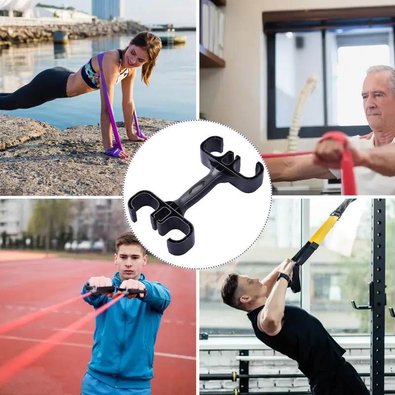 Workout Handles Resistance Band Handles With Ergonomic Wide Handle Design Ergonomic Cable Attachments For Gym Cable Machine 4