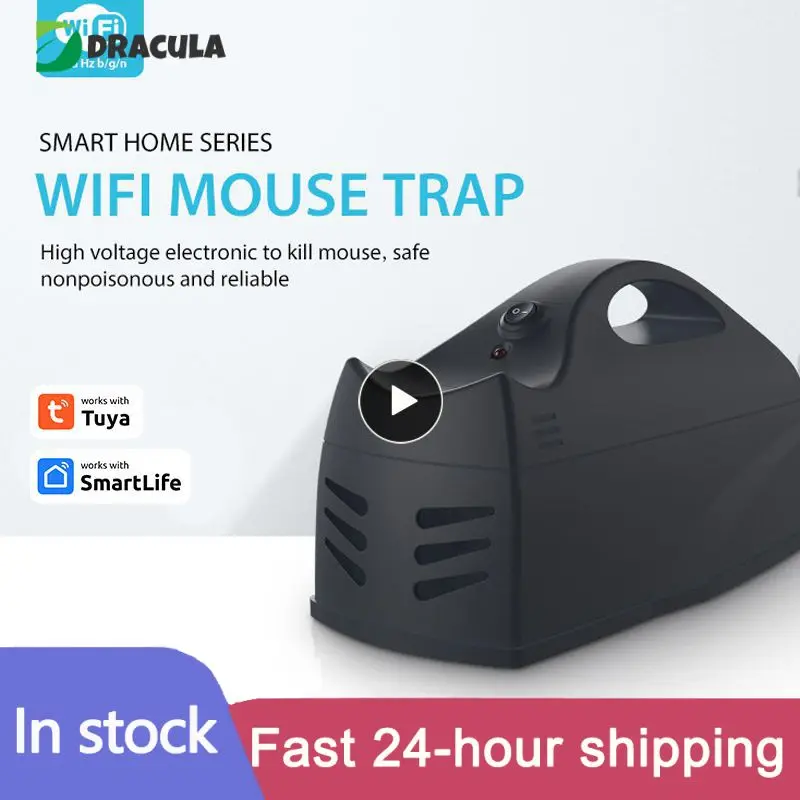 

Black Mousetrap Sensor Wifi Mousetrap Rodent Killer Smartlife 2.4ghz Mouse Catcher App Control Mouse Killer Rat Pest Trap Tuya