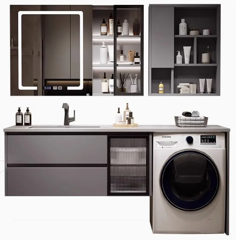 Complete Bathroom Furniture Stand Modern Hanging Luxury Full Home Improvement Accesories Kylpyhuone Kaappi Washhand Cabinet