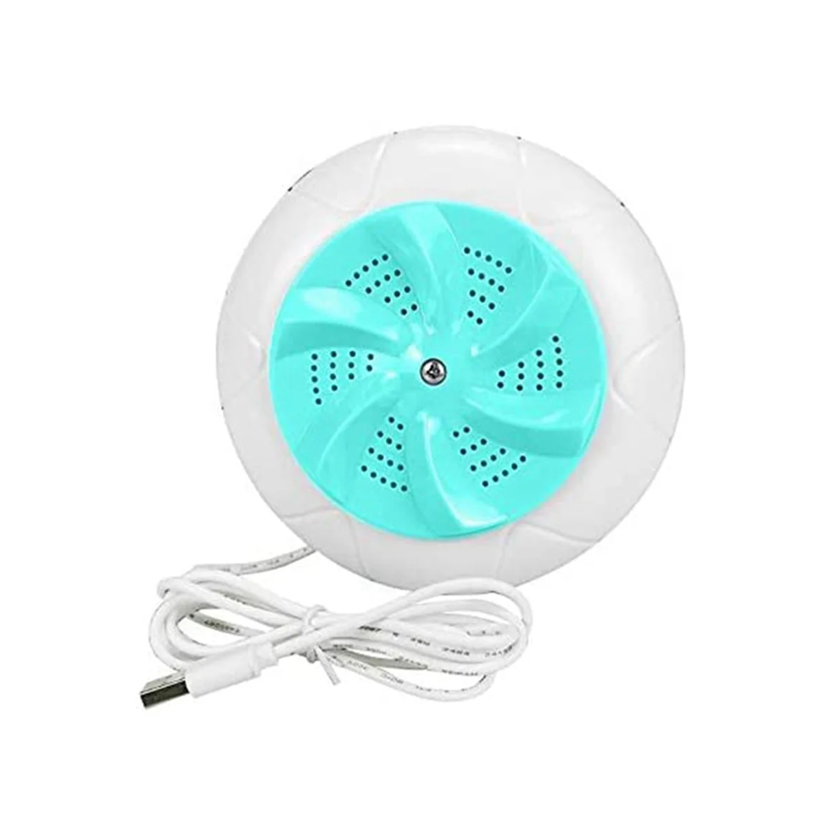 Cyan Portable Spin Abs Washer Usb Turbine Lavatrice Travel