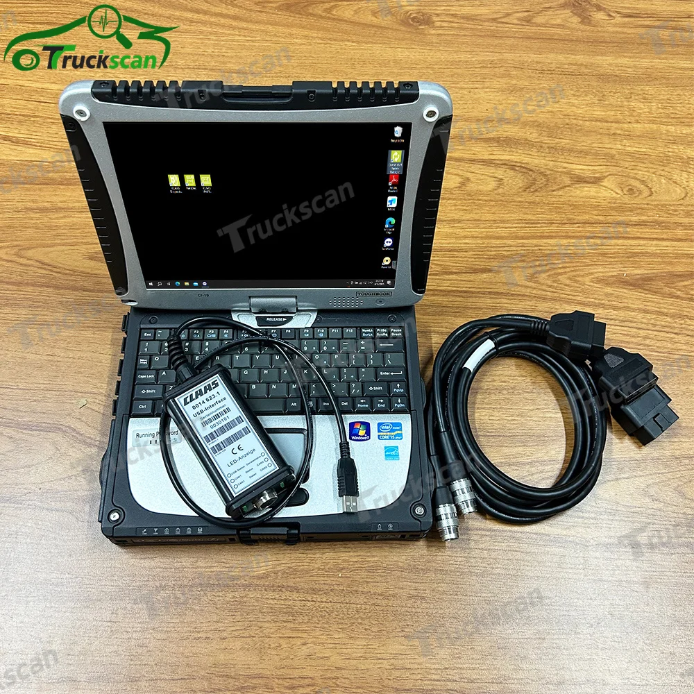 

Ready to use CF19 Laptop+Agriculture construction truck tractor Interface 2021 MetaDiag CLAAS CANBUS For CLASS diagnostic tool