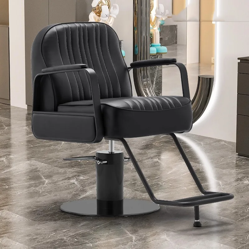 Makeup Barber Chairs Swivel Facial Hairdressing Professional Chair Stool Rolling Comfortable Silla Barberia Luxury Furnitures