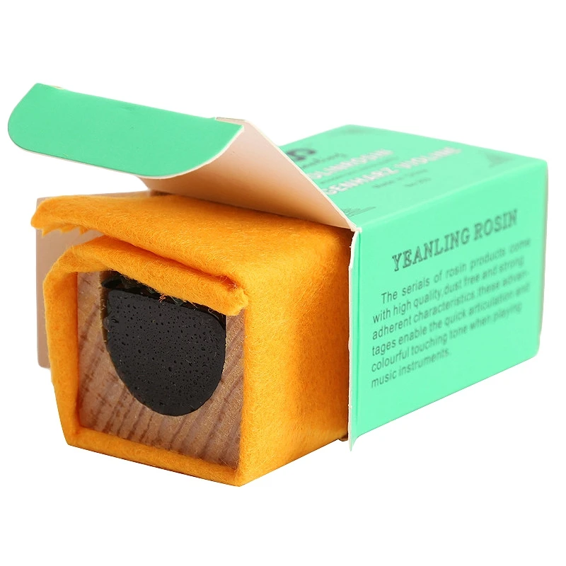 1 PC Low Dust Rosin High Purity Resin for Violin Viola Cello Bow String Orchestra Instruments Musical Instruments Accessories