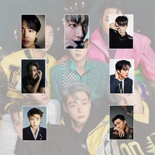 

Wholesale Kpop Bangtan Boys Poster Stickers New 2021 GQ VOGUE Art Picture Room Home Decor Wall Stickers Gift Fans Collection