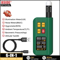 BSIDE Integrated Environment Detector Lux Noise Meter Hygrometer Thermometer Barometric Pressure Value Altitude Test 1