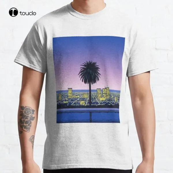 Hiroshi Nagai Art Print Poster Vaporwave Shirt Wallpaper Classic T-Shirt Custom Aldult Teen Unisex Digital Printing Tee Shirt