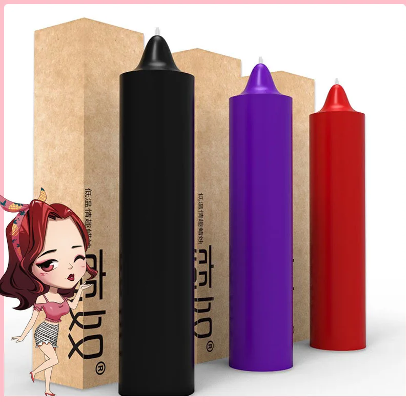 Summer Love Long Low Temperature Lavender Massage Candle Foreplay Bondage SM Adult Sex Toy