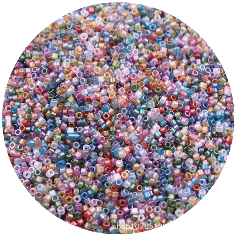 1.6mm 진주색 앤틱 비즈 백 비즈 라이스 비즈 수제 DIY 직조 유니폼 사이즈 루즈 비즈 장 비즈
