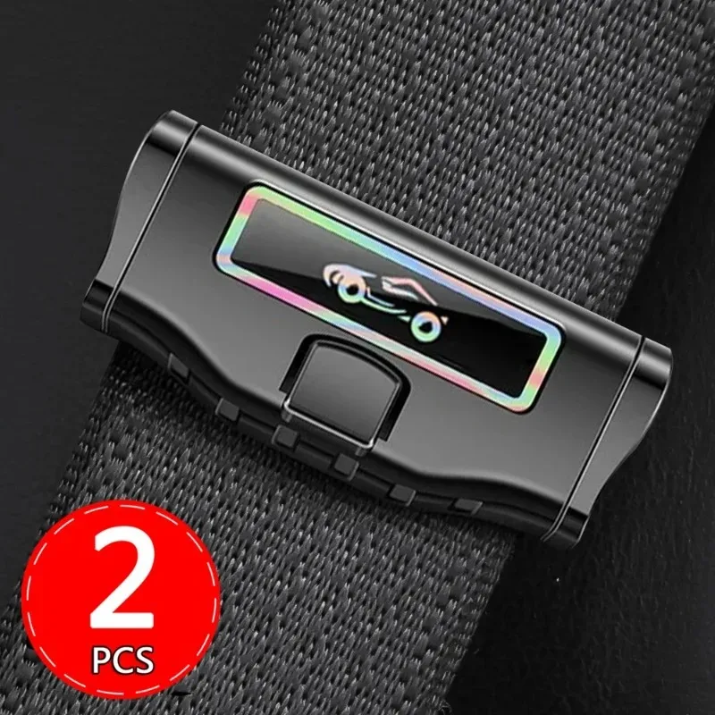 Limitatore di cintura di sicurezza per auto Clip di protezione fibbia tappo per cintura di sicurezza senza rumore dispositivo di limite di distanza con fibbia fissa per auto antiscivolo - immagine 2