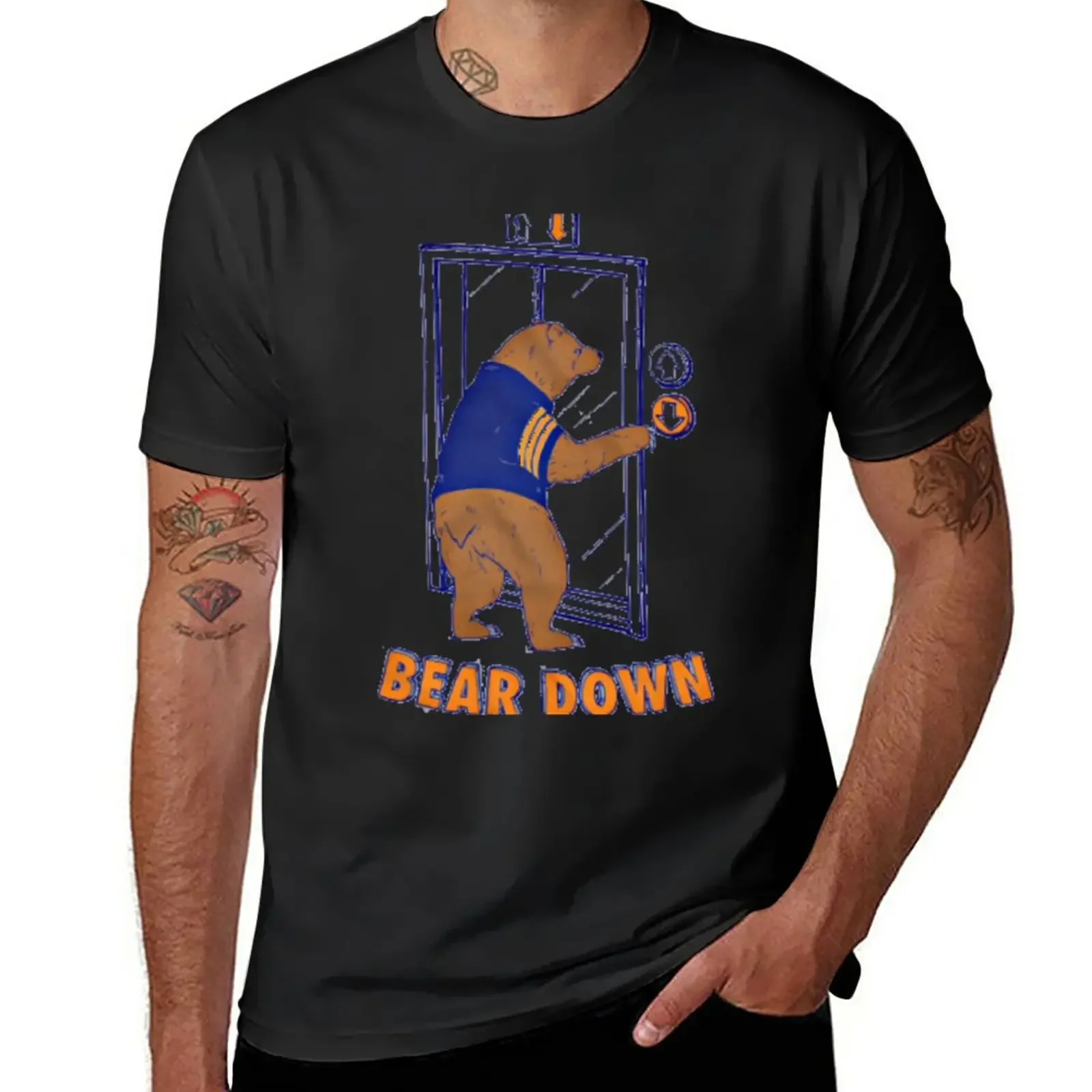 

Bear Down T-Shirt sports fans customizeds men clothings