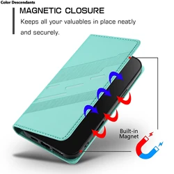 Magnetic Leather Wallet Flip Phone Case - Premium Protection and Style - Galaxy M04 4G (Green)