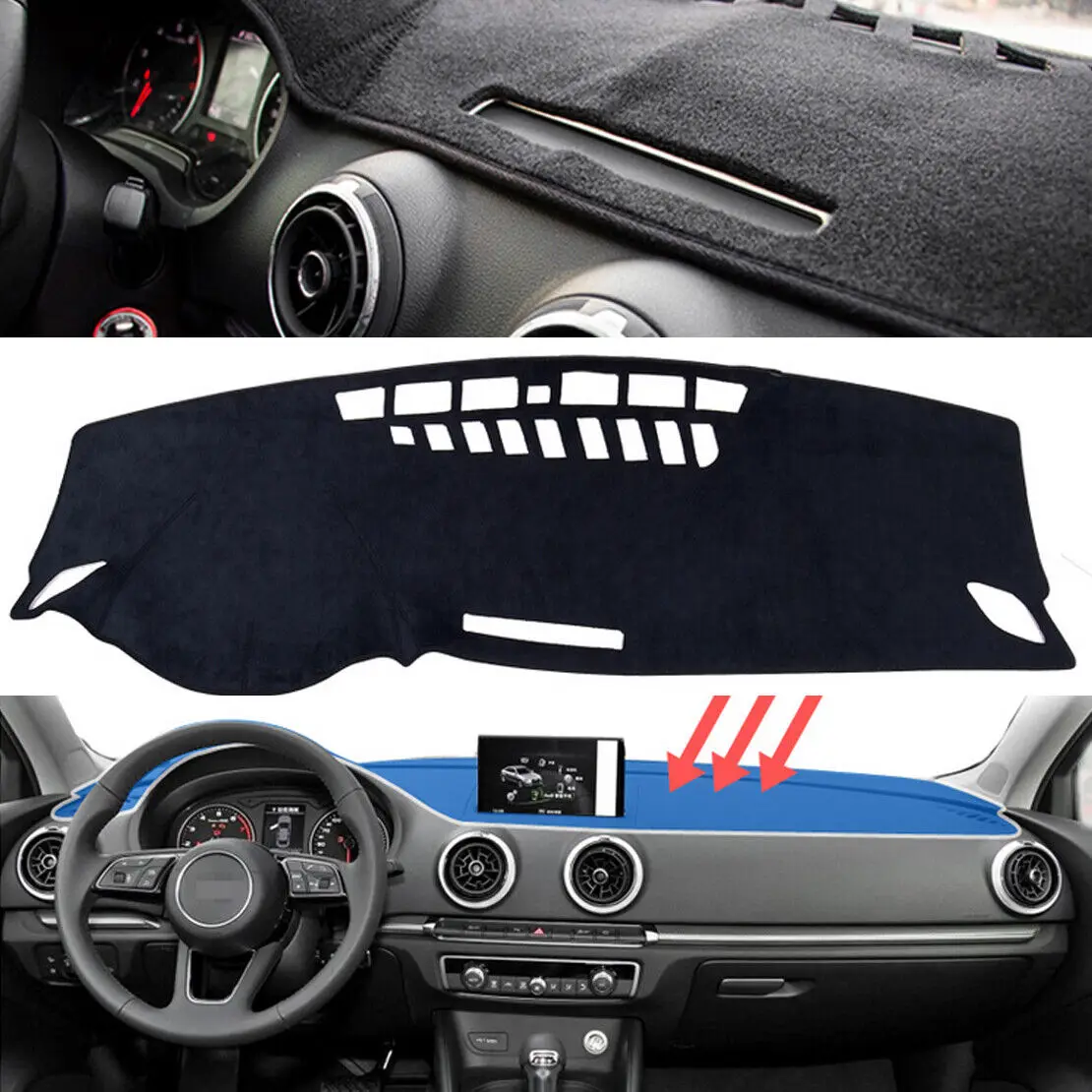 

Car Interior Dash Mat DashMat Cover Dashboard Sun Pad For AUDI A3 2014-2019