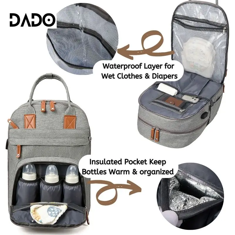 Diaper Tote Bag Diaper Bag - Nappy Bag Baby Diaper Totes for Mom Grils  Unisex Maternity Nappy Bag Organizer Large Capacity Canva Tote Bag Beach  Bag
