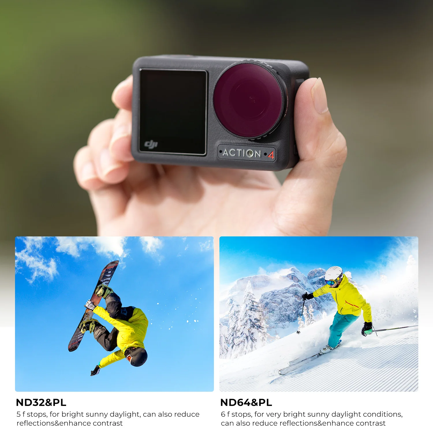 K&f Concept Dji Osmo Action Prisjakt K&F Concept Drone Filters