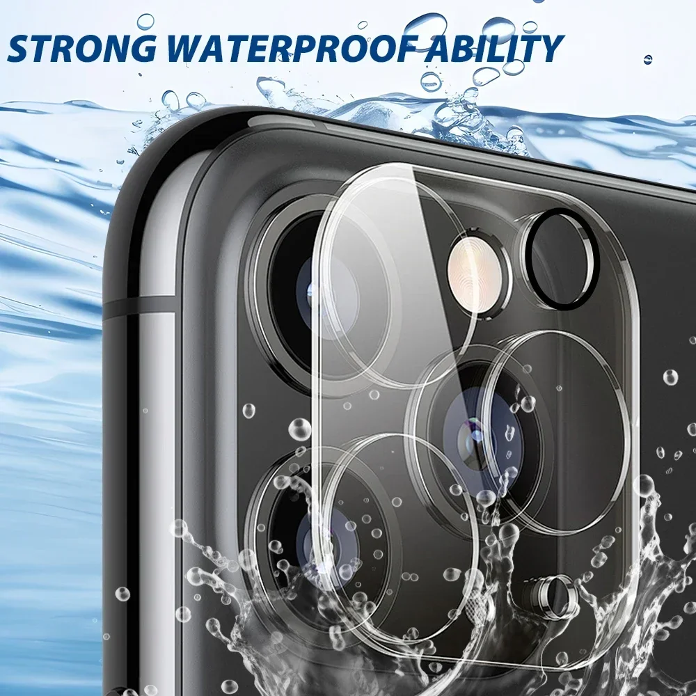 Premium HD Camera Lens Protection Glass Film - Full Cover Lens Protector
