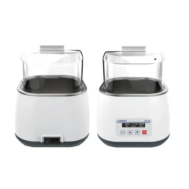 LABGIC 4.5L Single Hole Water Bath,Small Digital Display Heating Constant Temperature Water Bath Lab,PID Temperature Control