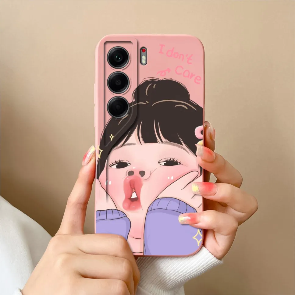 Funny Cat Silicone Soft Camera Protective Phone Case Cover