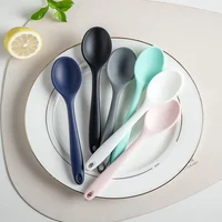 Cuillère à mélanger en Silicone, cuillères à soupe, louche de mélange de cuisine, ustensiles de cuisine, outil pour remuer et servir 3 pièces 1