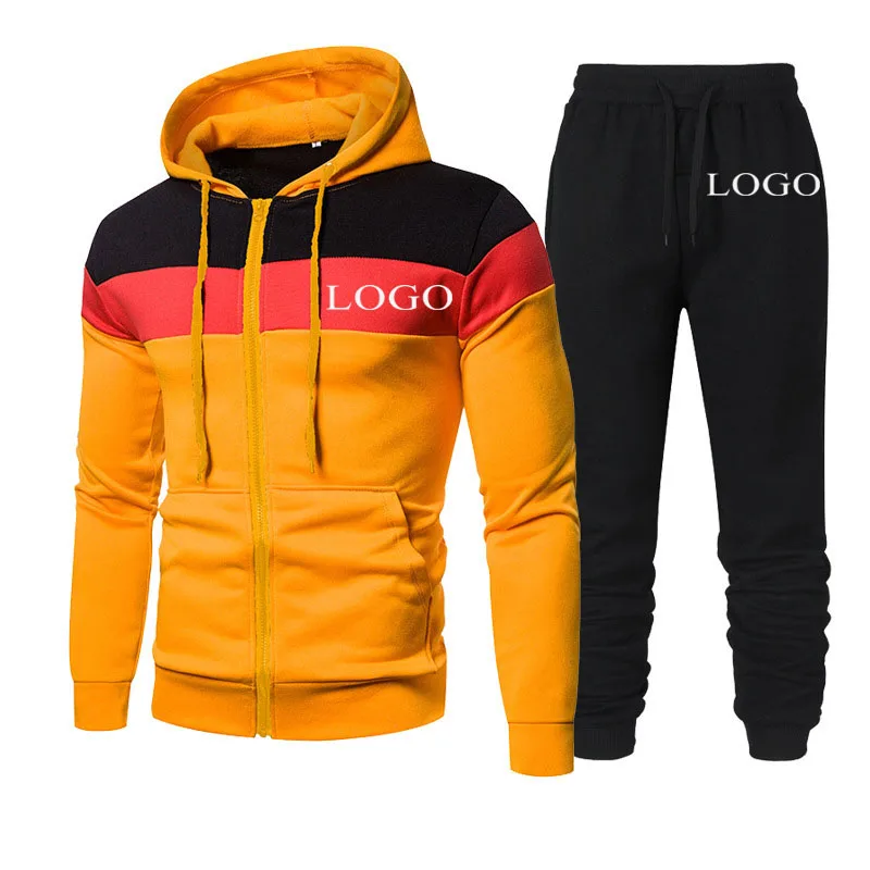 Your Own Design Brand Logo/Picture Personalized Custom Anywhere Men Women DIY Fashionable color patchwork set hood Fashion New