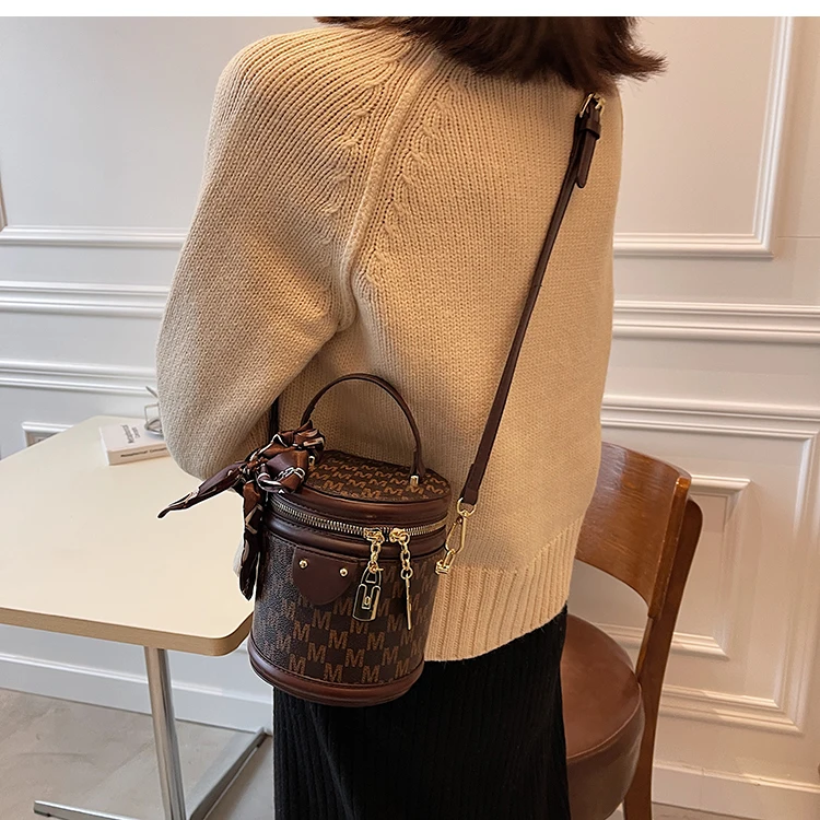 Women's Tote Bucket Bag Pu Leather Shoulder Handbag For Daily Wear_voghion.com