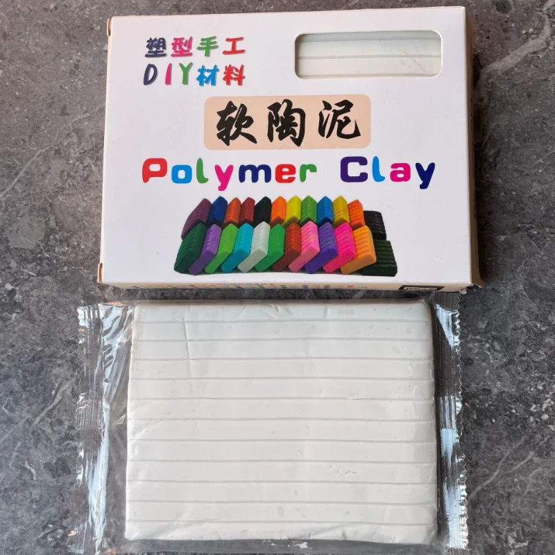 Colorful Soft Polymer Clay Sculpture Baking Clay Granite Marble Handmade