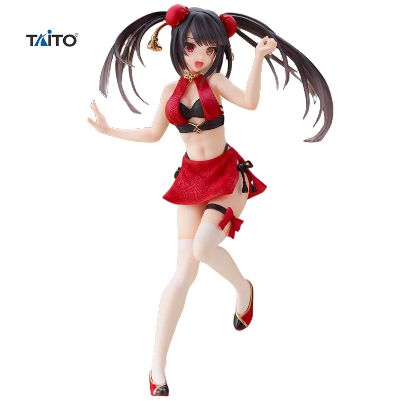 

In Stock Anime Figure Original 20cm TAITO DATE A LIVE Tokisaki Kurumi Figuras Anime Scenery Model Toy Desktop Decoration