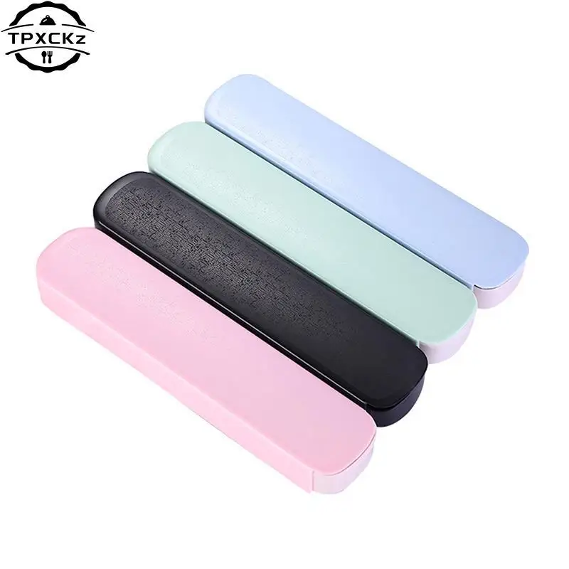 Travel Tableware Pull Box Portable Type Cutlery Case Storage Box Kitchen Tool Students Household Utensils Dinnerware Bag