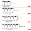 1 2 3 4 5 Way Aquarium Air Splitter Valve Fish Tank Air Pump Flow Splitter Distributor Pump Valve Tap Lever Control Switch Valve 3