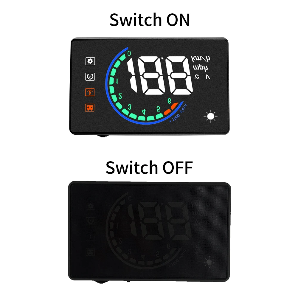 KWHUD HUD OBD2  ÷, Opel Antara, Astra, Corsa ָ ڵ, 2008-2024 ӵ, RPM а  